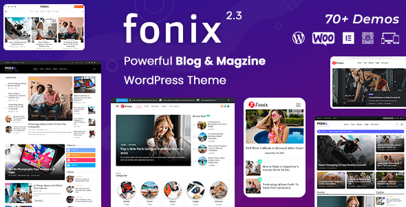 Fonix | Newspaper & Magazine WordPress Theme icon