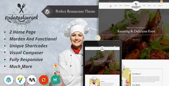 Food Court Restaurant WordPress Theme icon