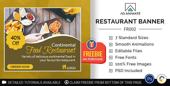 Food & Restaurant | Restaurant Banner (FR002) icon