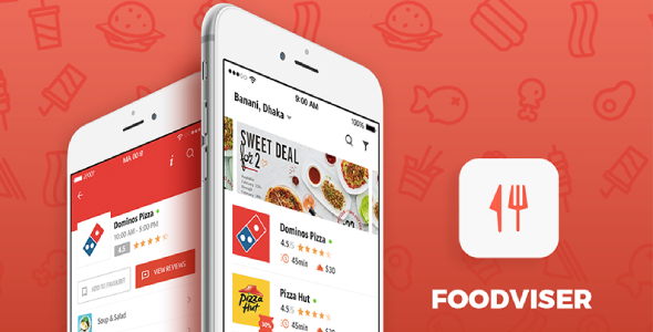 Foodviser - Food Ordering iOS App Template icon