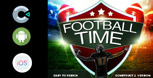 Football Time - Construct 2 - Construct 3 CAPX Game icon