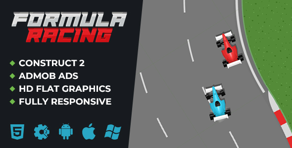 Formula Racing - Crazy Racing HTML5 Game icon
