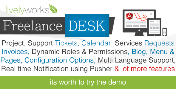 FreelanceDesk - Support System | Project Management | CRM icon