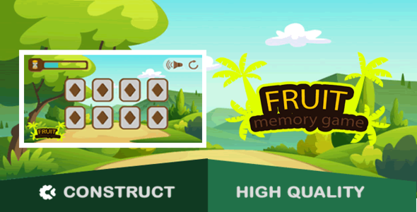 Fruit Game Memory - HTML5 Game (capx) icon