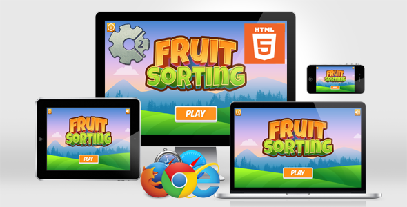 Fruit Sorting Game - HTML5 Educational Game - CAPX icon