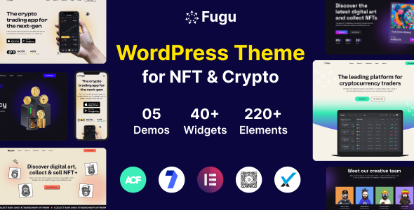 Fugu - NFT & Crypto WordPress Theme icon