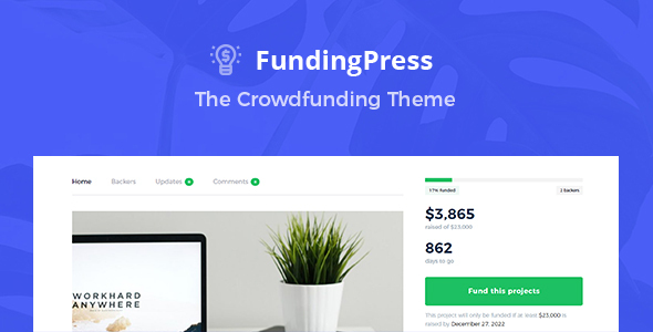 Fundingpress - The Crowdfunding WordPress Theme icon