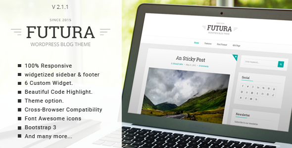 Futura - Responsive Minimal Blog Theme icon