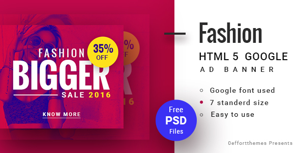 GWD | Fashion discount HTML Banner 02 icon
