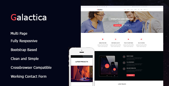 Galactica | Creative Multi-purpose WordPress Theme icon