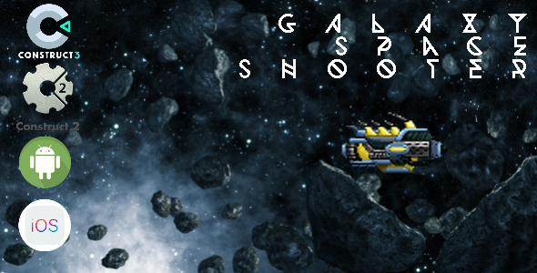 Galaxy Space Shooter - Construct 2 - Construct 3 CAPX Game icon