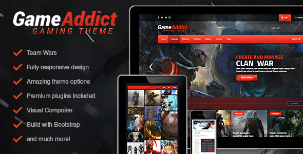 Game Addict - Clan War Gaming Theme icon