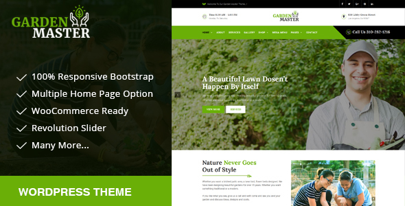 Garden Master - Gardening, Lawn & Landscaping Multi-Purpose WordPress Theme icon