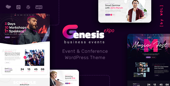 GenesisExpo | Business Events & Conference WordPress Theme icon