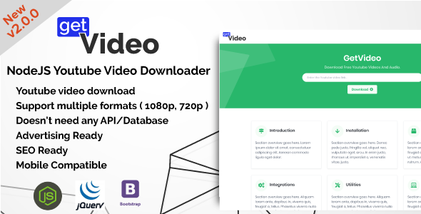 GetVideo - NodeJS Youtube Video Downloader icon