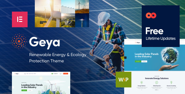 Geya - Renewable Energy & Ecology Protection WordPress Theme