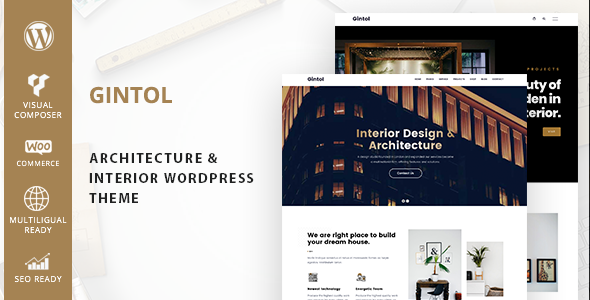 Gintol - Interior And Architecture WordPress Theme icon