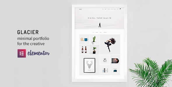 Glacier - Minimal WordPress Portfolio Theme icon