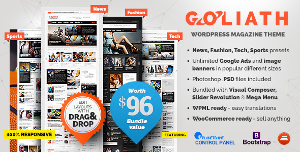 Goliath - Ads Optimized News & Reviews Magazine icon