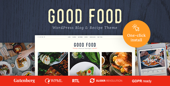 Good Food - Recipe Magazine & Culinary Blog Theme icon