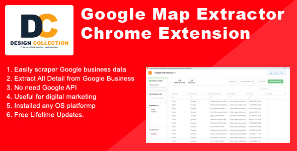 Google Maps Business Data Scraper - Chrome Extension