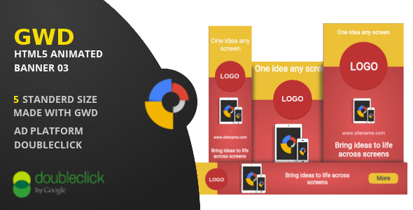 Google Web Design | HTML5 Animated Banner 03 icon