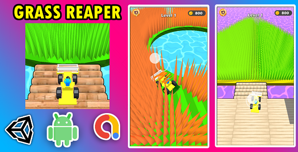 Grass Reaper 3D Game Unity Source Code icon
