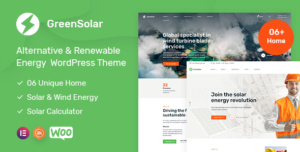 GreenSolar - Alternative & Renewable Energy WordPress Theme icon