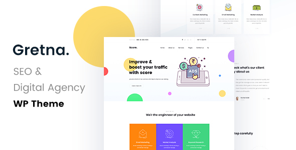 Gretna - SEO /Digital Agency WordPress Theme icon