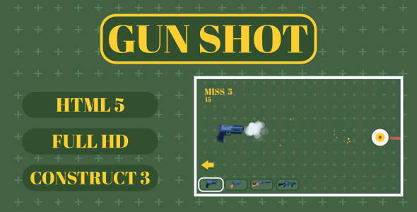 Gun Shot - HTML5 Game (Construct3) icon