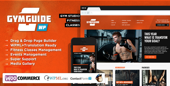 Gym Guide - Fitness Sport Wordpress Theme icon
