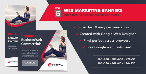 HTML5 Ads - Web Marketing Banner Templates icon