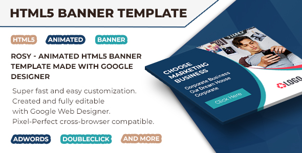 HTML5 Animated Banner Ads Template GWD V4 icon