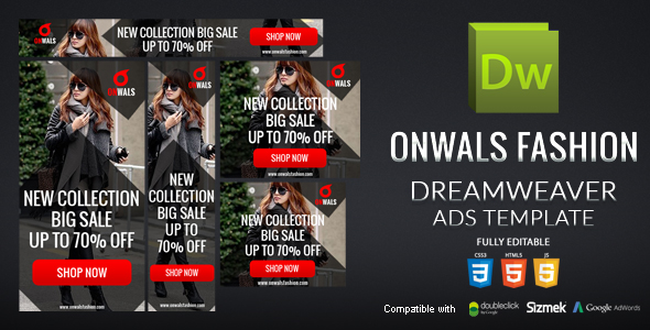 HTML5 Banner Dreamweaver Template v1 icon