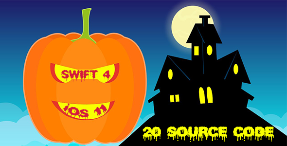 Halloween Bundle Sale - 20 Source Codes in iOS 11 and Swift 4 icon