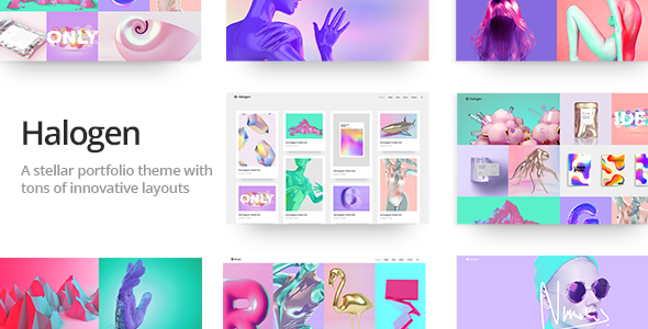Halogen - Innovative Portfolio Theme icon