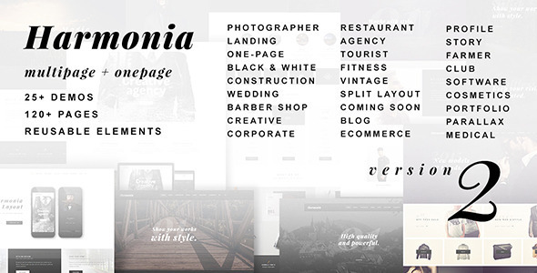Harmonia - Creative Multi-Purpose WordPress Theme icon