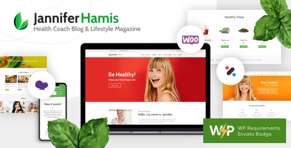 Health Coach Blog & Lifestyle Magazine WordPress Theme icon
