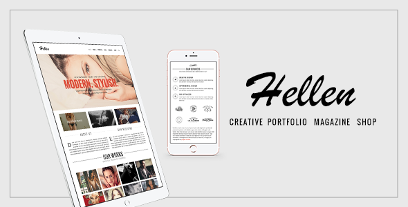 Hellen - Minimal WordPress Theme for Portfolio & Photography icon