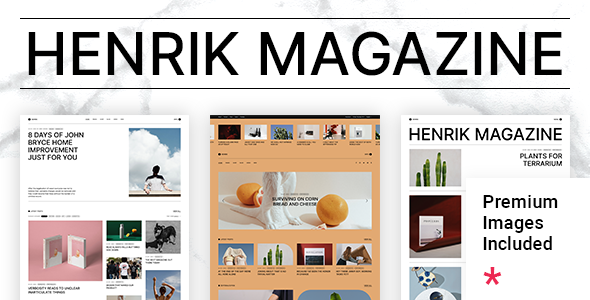 Henrik - Creative Magazine Theme icon