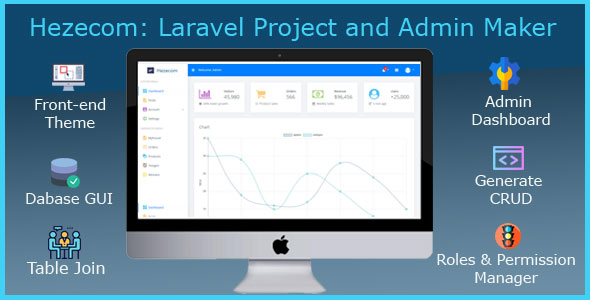 Hezecom: Laravel Project and Admin Maker icon