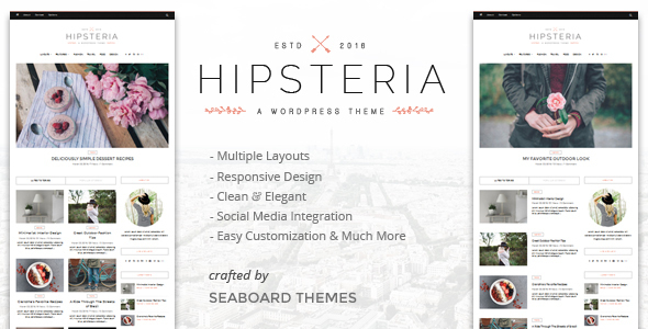 Hipsteria - A WordPress Blog Theme icon