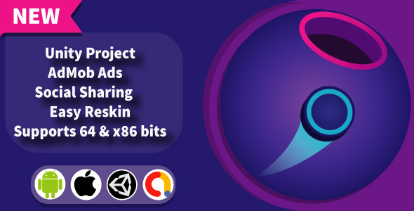 Hit The Hole 3D - Unity Game Template + Admob + Gdpr icon
