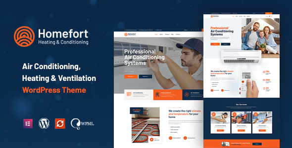 Homefort - Air Conditioning & Heating WordPress Theme + RTL icon