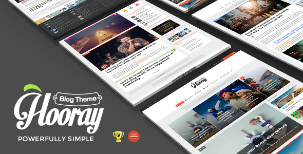 Hooray — Blog WordPress theme for Professional Writers icon