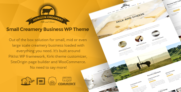 Horizon Creamery - WP business theme icon