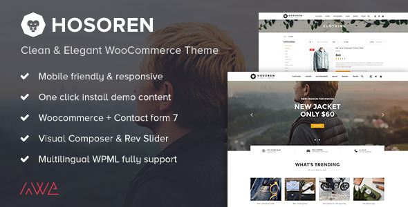 Hosoren - Clean & Elegant WooCommerce Theme icon