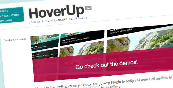 HoverUp - jQuery Plugin icon