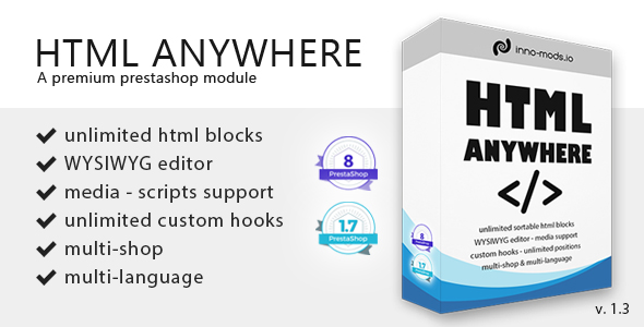Html Anywhere for Prestashop icon