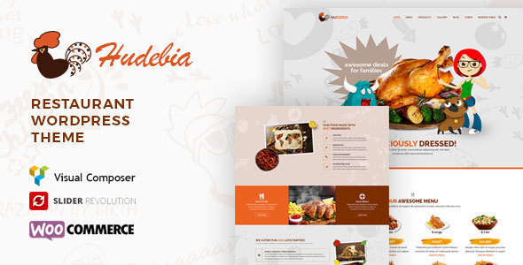 Hudebia - Restaurant WordPress Theme icon
